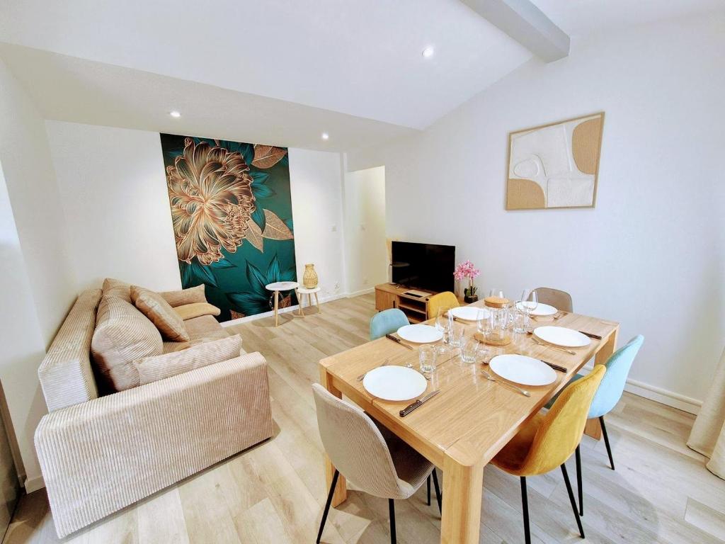 Et tv og/eller underholdning på Appartement "Le Lotus" centre Cholet 6pers