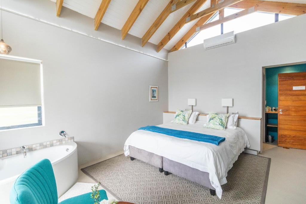 Giường trong phòng chung tại Riebeek Vista