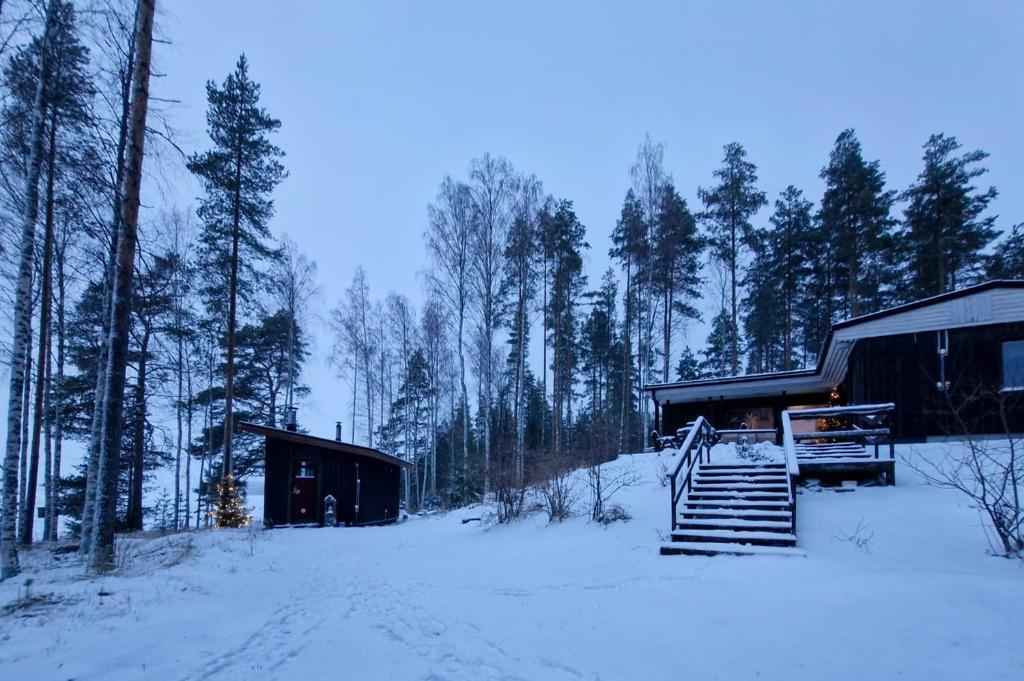 Villa Vonkale om vinteren