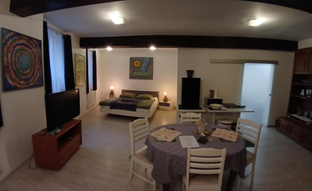 Et opholdsområde på Appartement 45 qm mit Bad an der Mosel - Nähe Koblenz