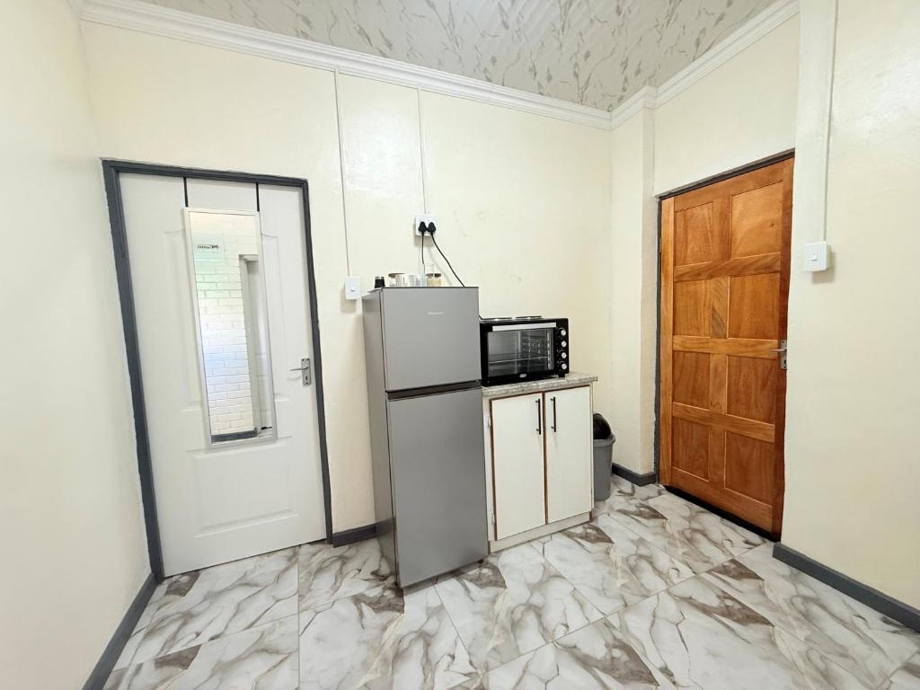 Køkken eller tekøkken på Liya Self Catering