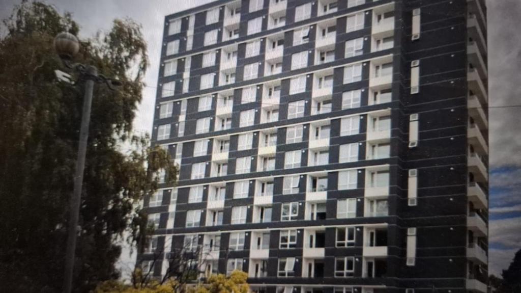 Bygningen som lejligheden ligger i