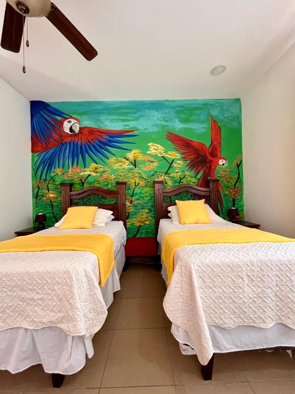 Habitación Cuádruple B&B Hermosa y Acogedora