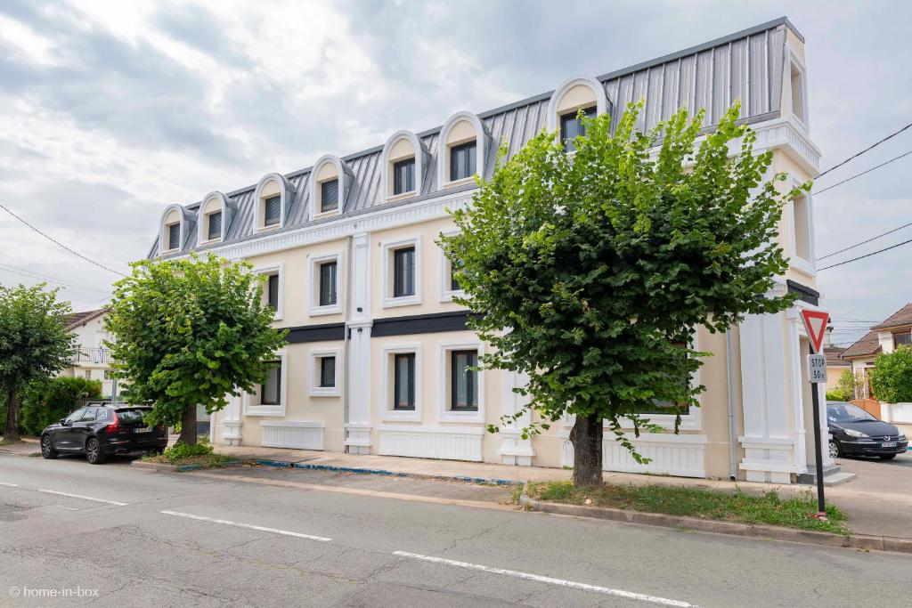 Bygningen som lejligheden ligger i