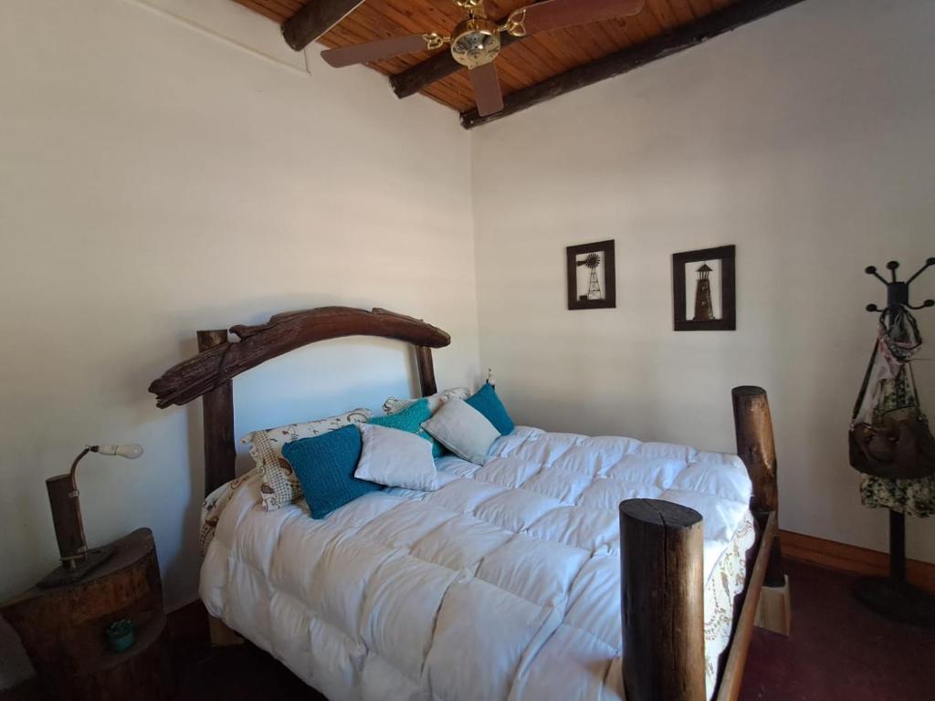 Postel nebo postele na pokoji v ubytování Casa en Zagarzazu