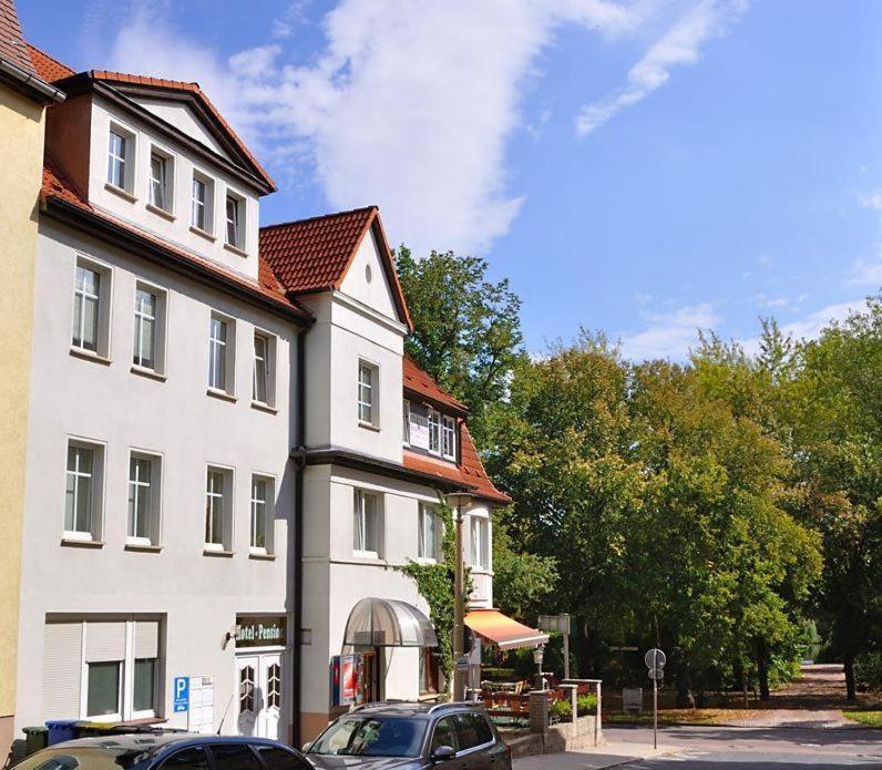 Bygningen som pensionatet ligger i