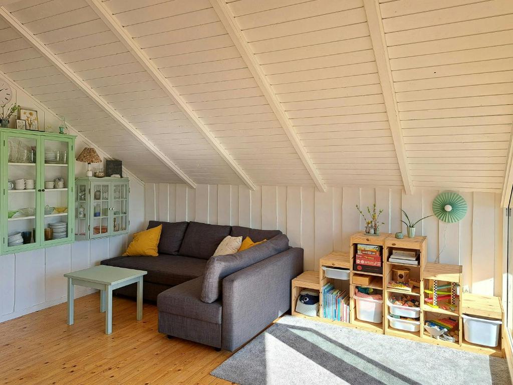 Posezení v ubytování Nature Retreat By Jægerspris Beach