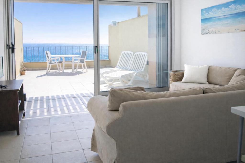 Khu vực ghế ngồi tại Casa Médano 34