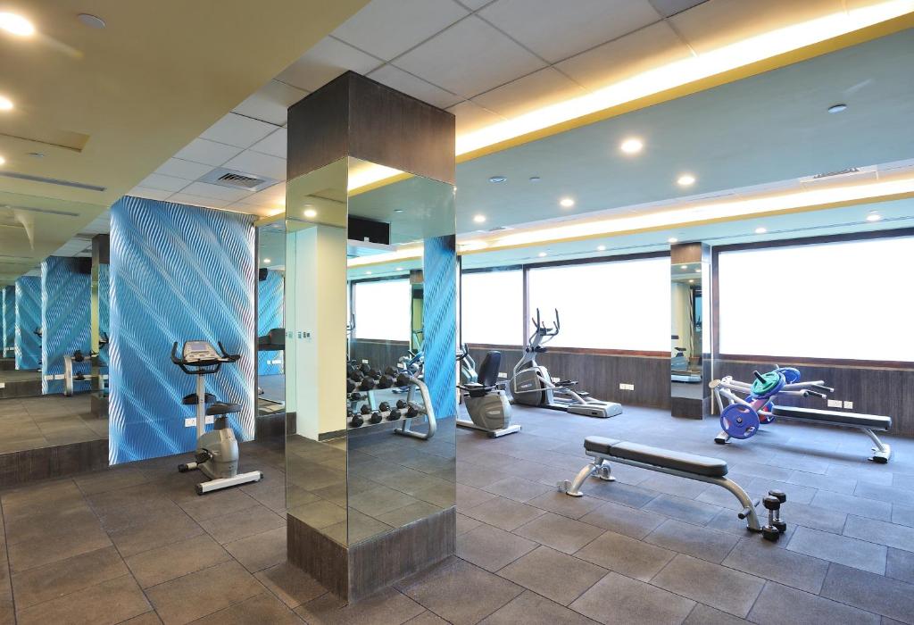 Fitness centrum a/nebo fitness zařízení v ubytování Marina- Shimla First Designer Boutique Hotel