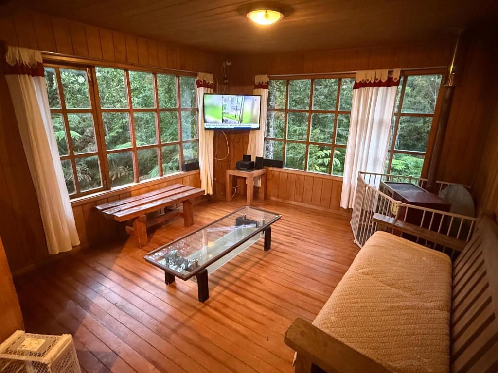 Et tv og/eller underholdning på Casa de campo Laguna escondida