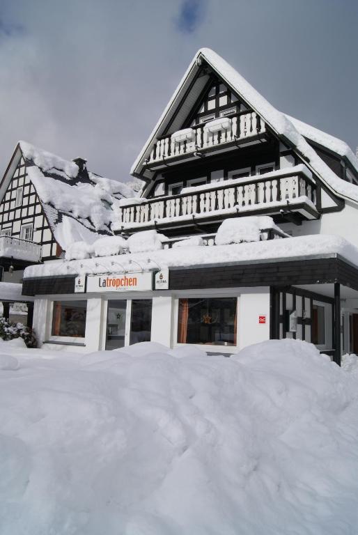 Pension & Ferienhaus Latröpchen v zimě