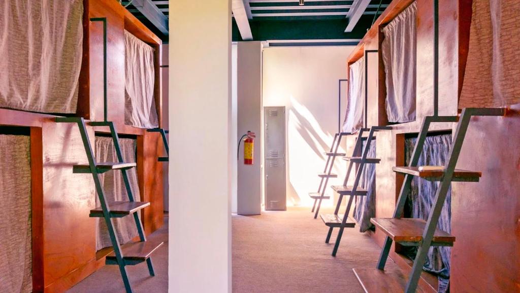 Lliteres en una habitació de Mr Zamna Tulum