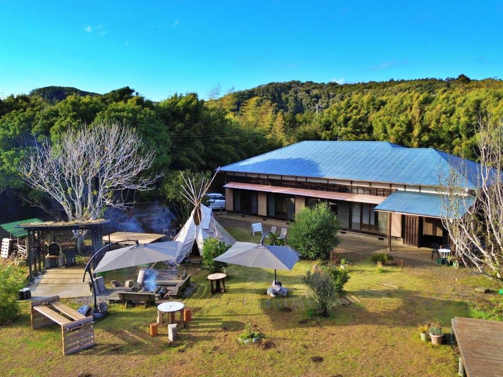 Naturlandskabet i nærheden af feriehuset