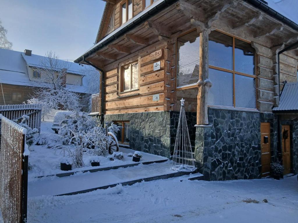 Apartament Bioło Izba om vinteren