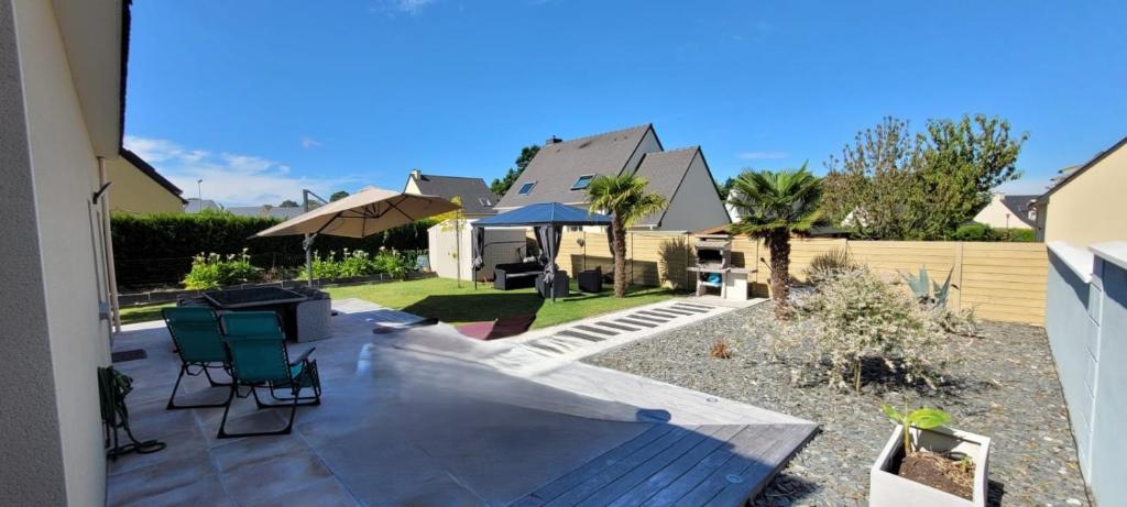 En have udenfor Maison 4 chambres pour 8 personnes