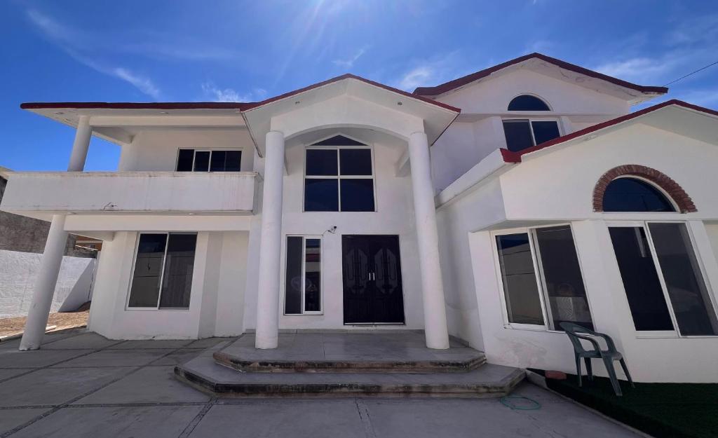 Bygningen som den private indkvartering ligger i