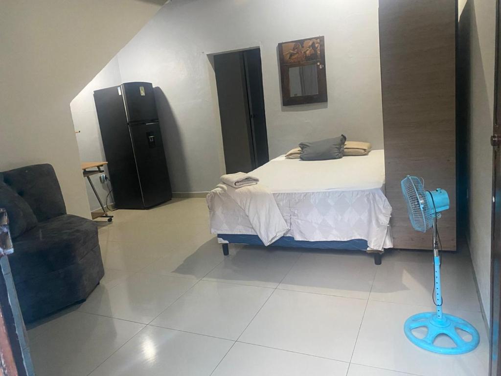 En eller flere senge i et værelse på Habitación Céntrica en Comayagua