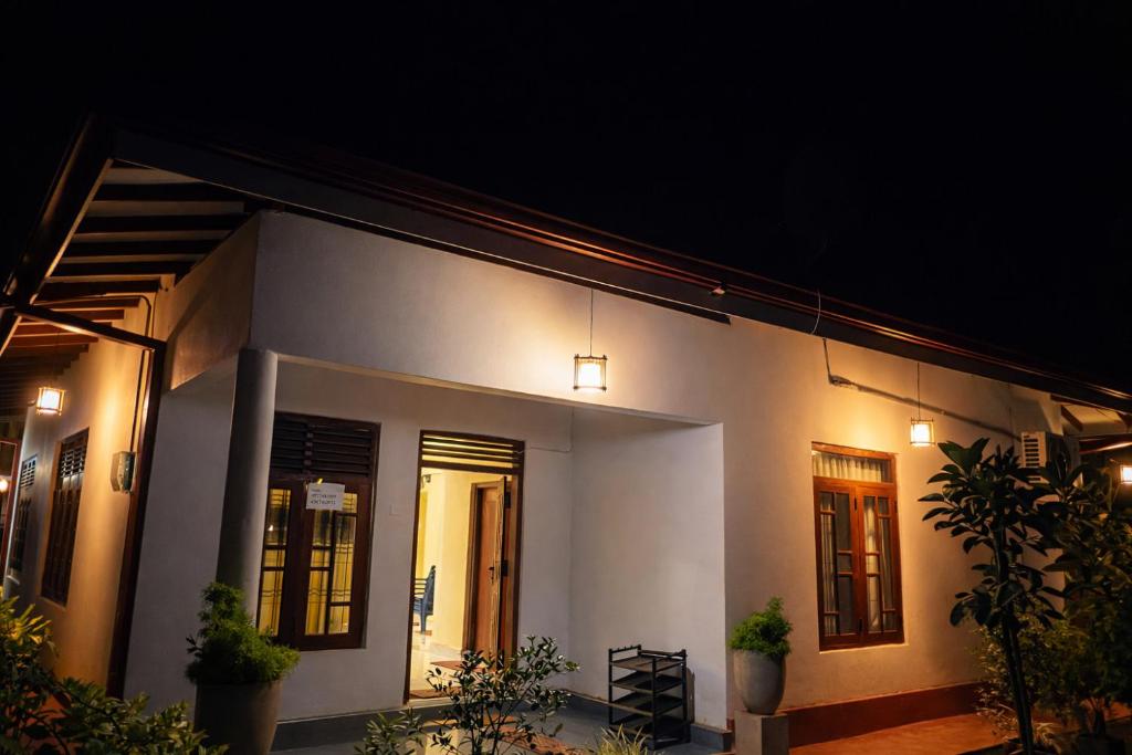 Bygningen som pensionatet ligger i