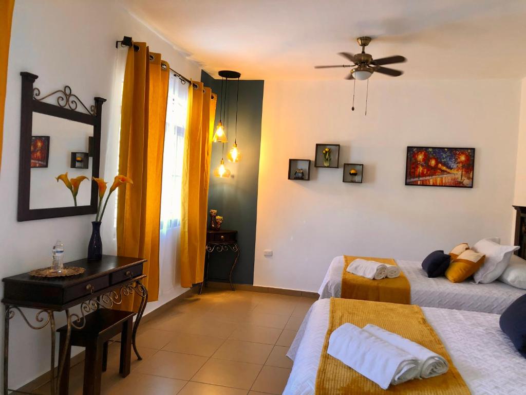 Hermosa Habitación Doble o Cuadruple