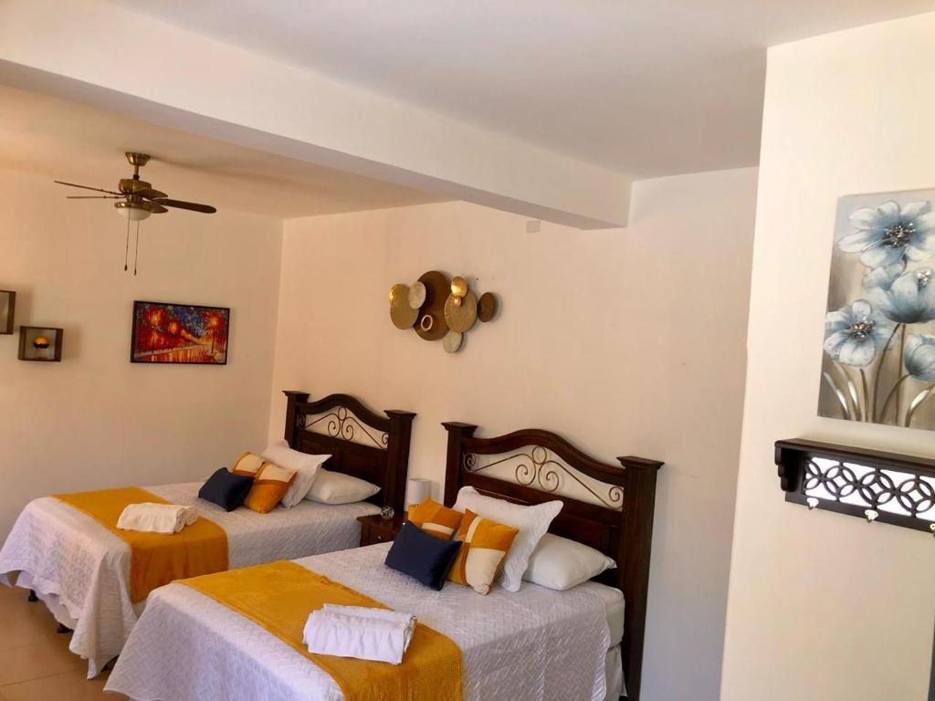 Hermosa Habitación Doble o Cuadruple