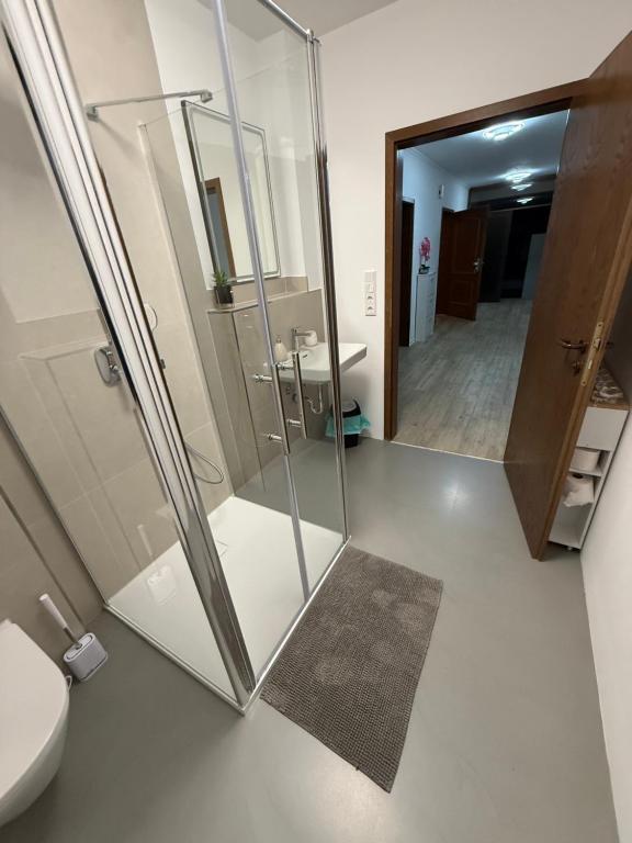 Et badeværelse på VDM Ferienwohung Pfungstadt