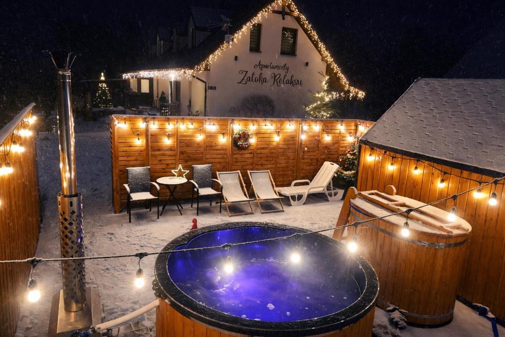 Apartamenty Zatoka Relaksu Sauna i Balia om vinteren