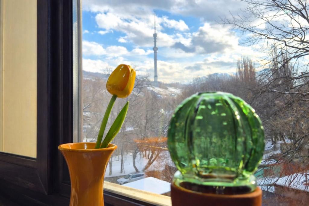 Cozy studio close to Dostyk Plaza در آلماتی