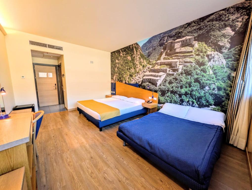 Hotel Express Aosta East - Camera Familiare Superior (2 Adulti + 2 Bambini)