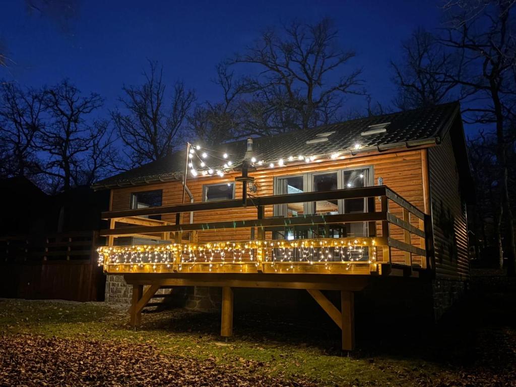 Bygningen som chaletet ligger i