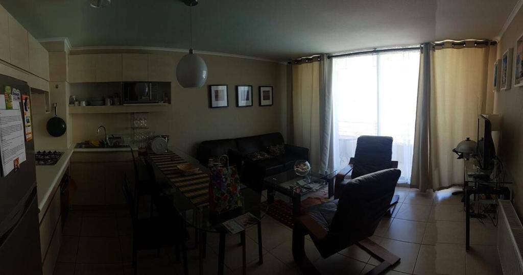 Kuchyň nebo kuchyňský kout v ubytování Departamento Laguna Vista en Algarrobo