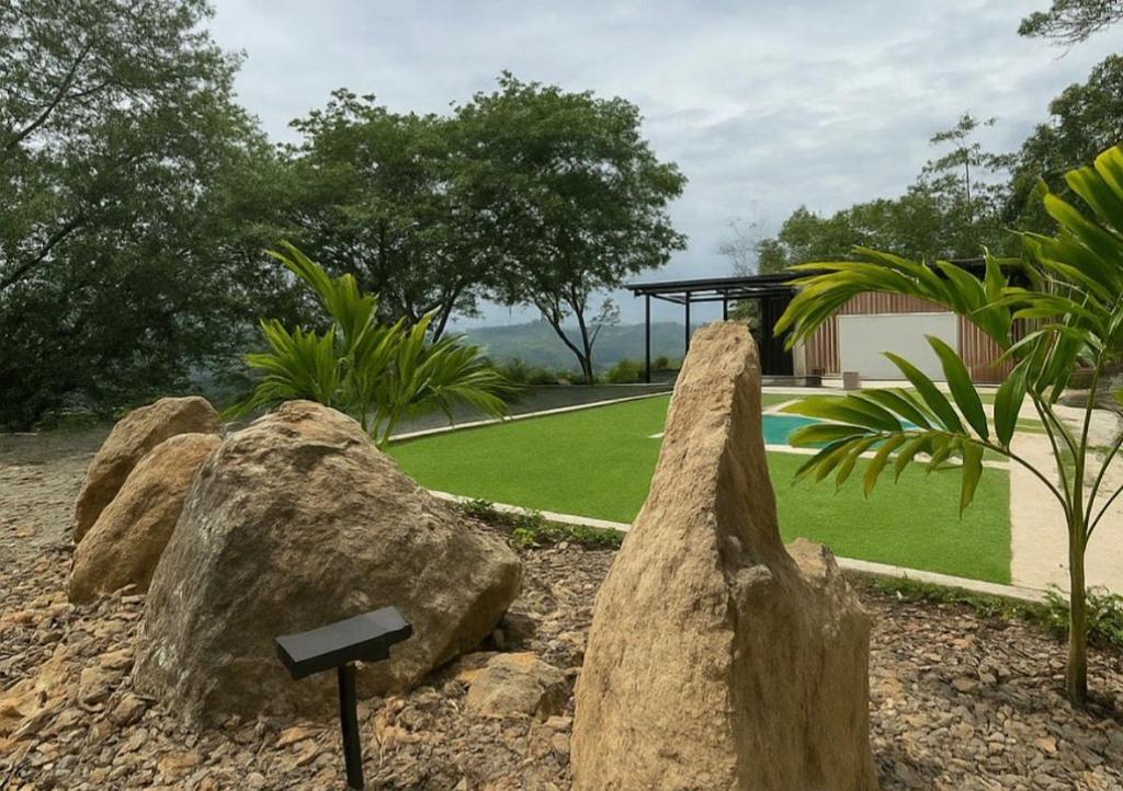 Paesaggio naturale nelle vicinanze della villa