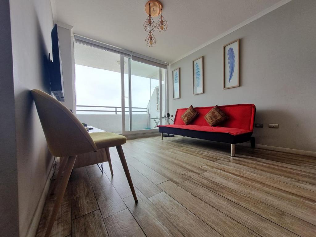 Et opholdsområde på Departamento full equipado