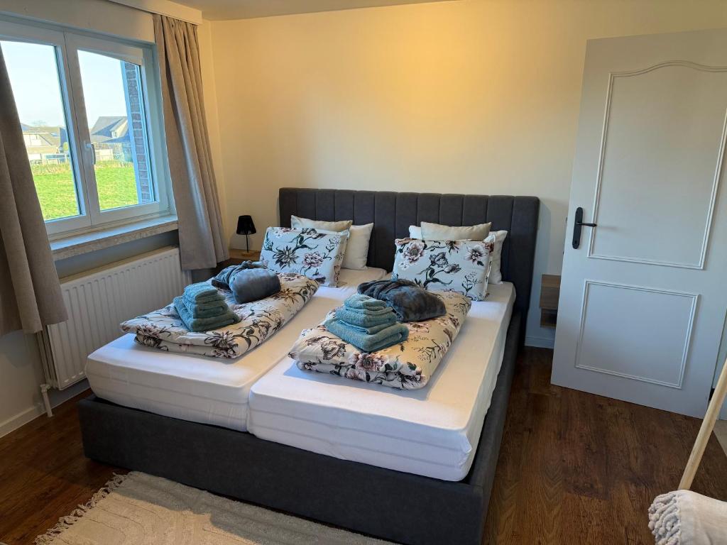 Postel nebo postele na pokoji v ubytování Maison François