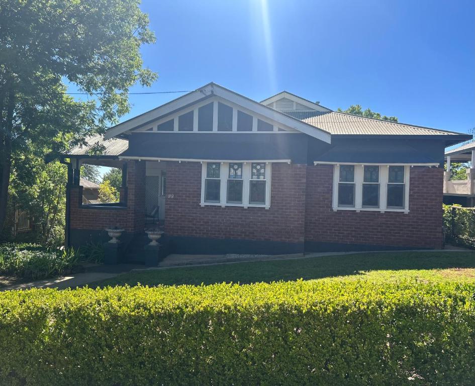 Bygningen som feriehuset ligger i