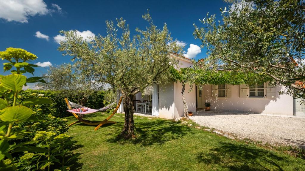 En have udenfor Beautiful Villa GF25 with pool in Visnjan