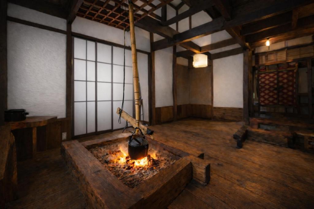 Gambar di galeri bagi 囲炉裏のある築100年の一棟貸し古民家で昔の暮らし体験 di Itoshima