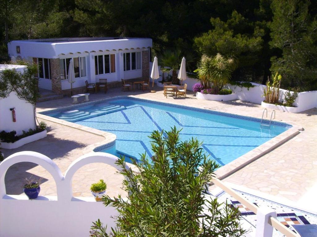 Bazén v ubytování Hacienda Encanto del Rio nebo v jeho okolí