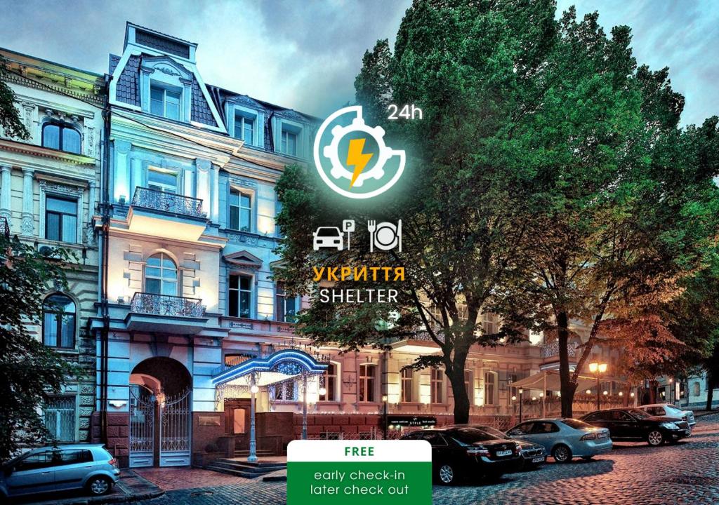 Et logo, certifikat, skilt eller en pris der bliver vist frem på Continental Hotel