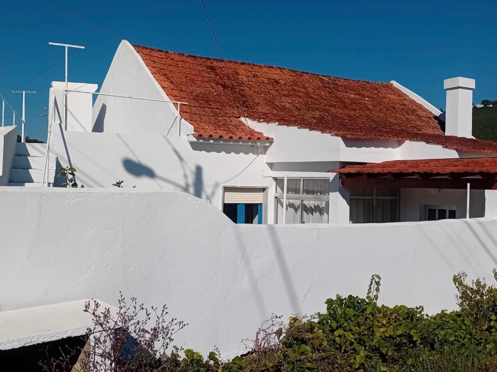 Bygningen som feriehuset ligger i