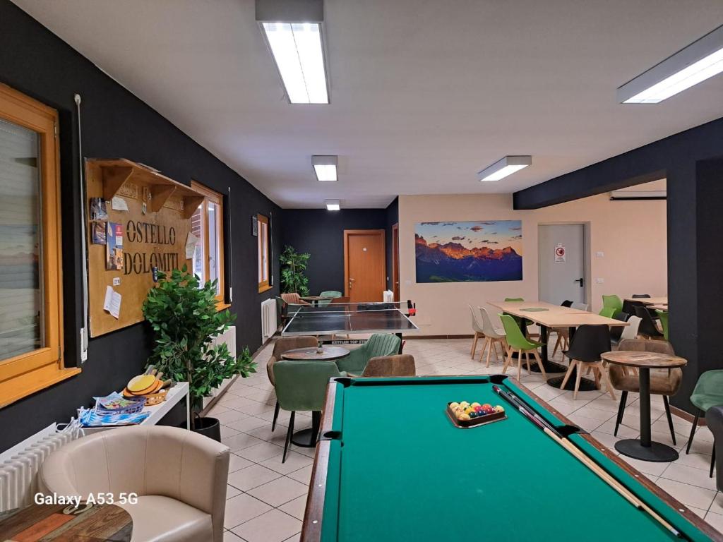 Billardbord på Lunga Via Delle Dolomiti