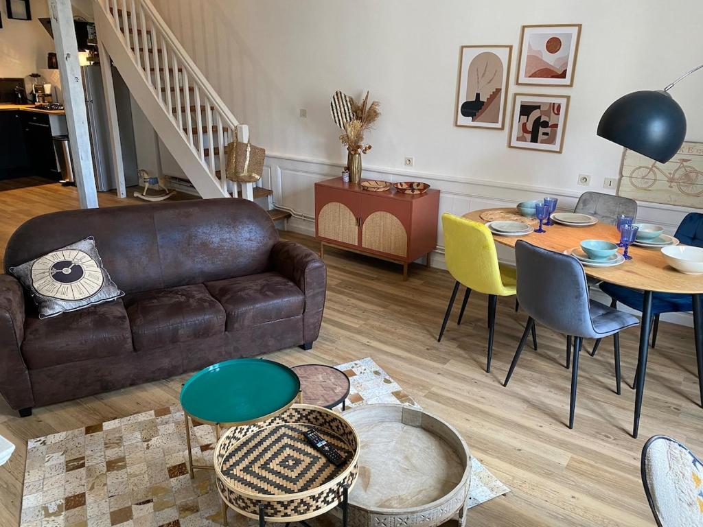 Et opholdsområde på superbe duplex