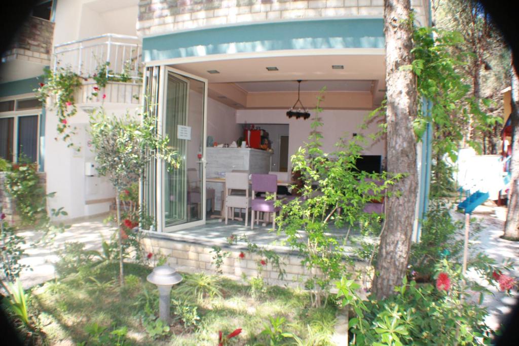 Balkón nebo terasa v ubytování Hotel Princi i Vogel