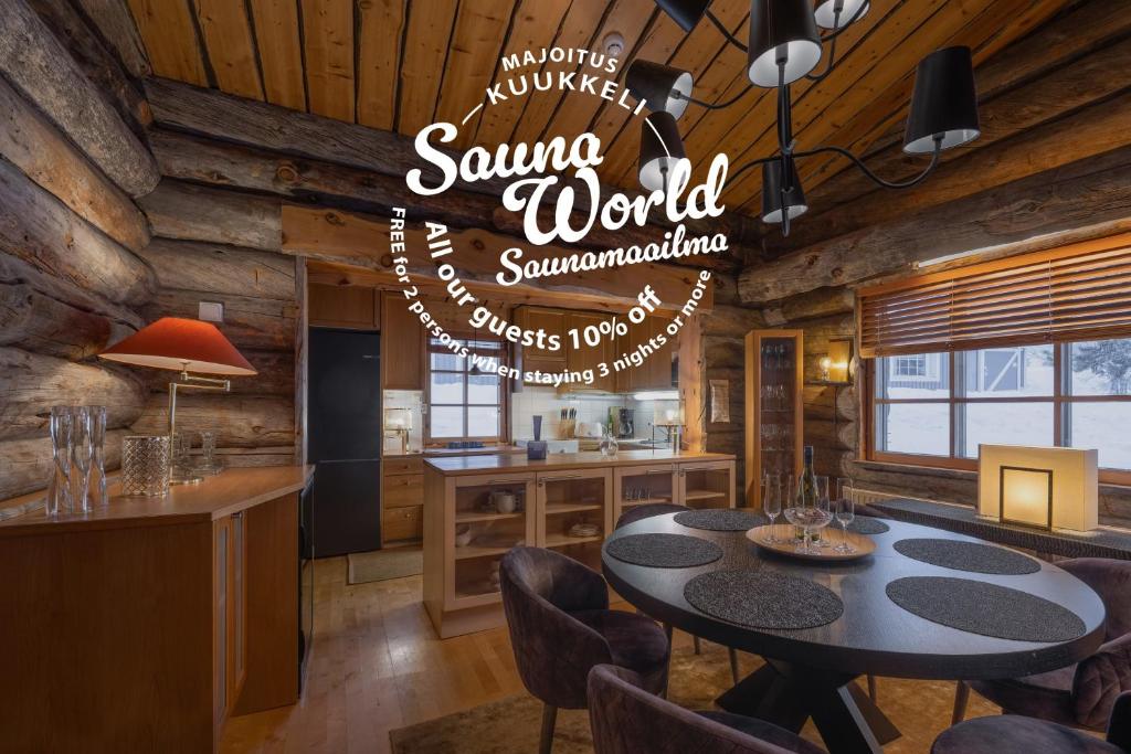 Fotografie z fotogalerie ubytování Kuukkeli Log Houses Teerenpesä - Premium Suite A48 v destinaci Saariselka
