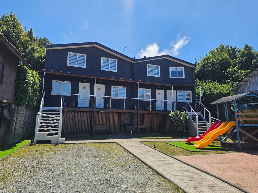 Herní místnost nebo prostor pro děti v ubytování Cabañas Bellavista del Sur