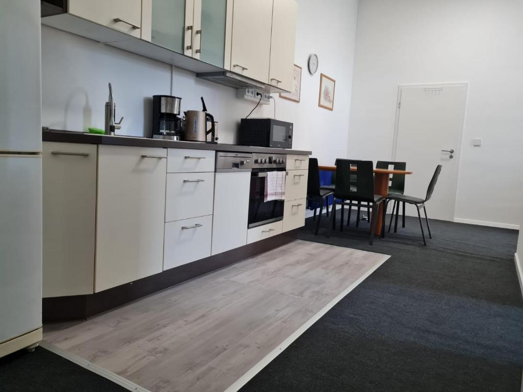 Køkken eller tekøkken på Ausblick Freital 4