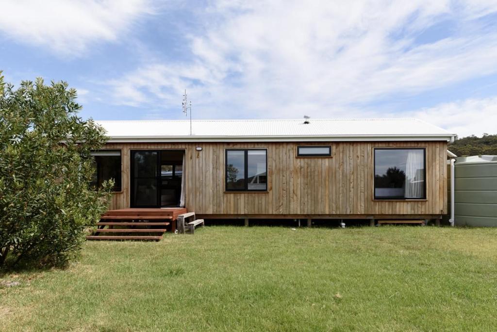 Bygningen som feriehuset ligger i