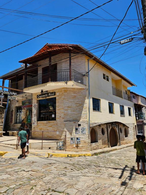 Budova, kde se aparthotel nachází