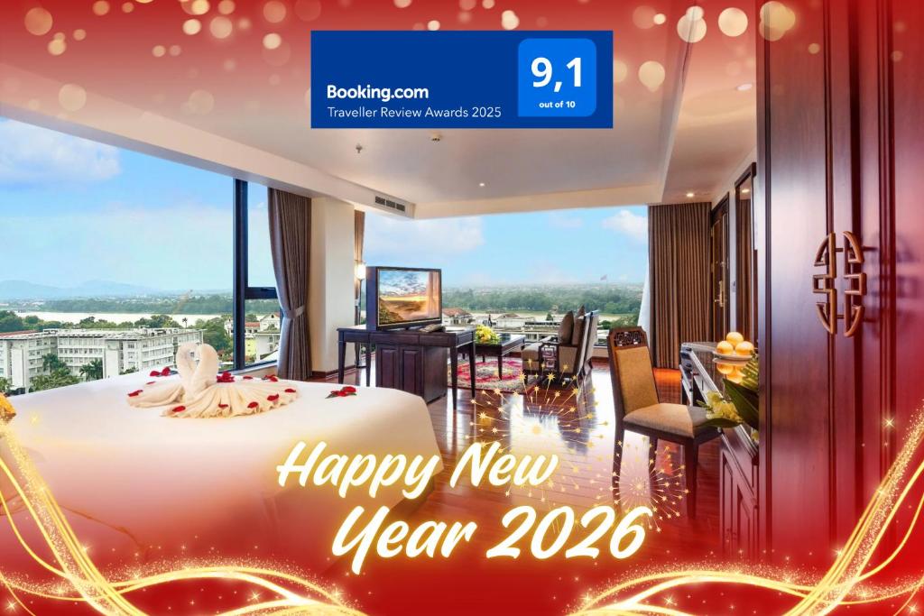 TV a/nebo společenská místnost v ubytování Thanh Lich Royal Boutique