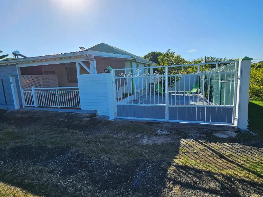 Bygningen som feriehuset ligger i