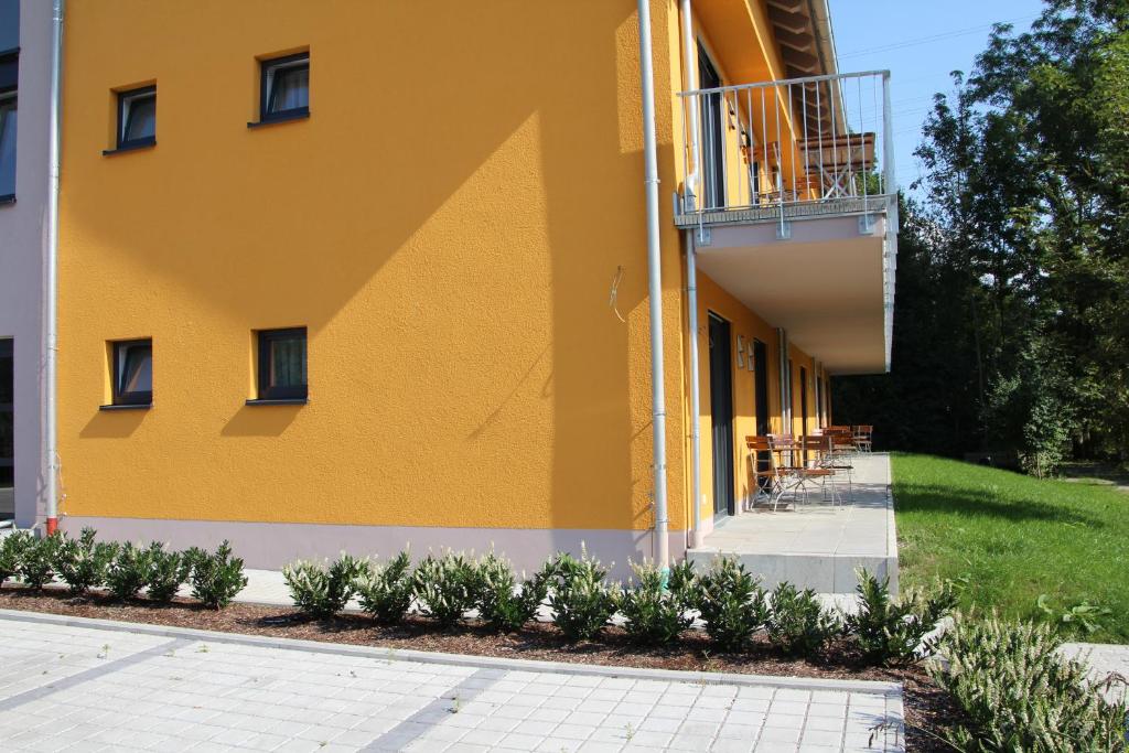 Budova, kde se aparthotel nachází